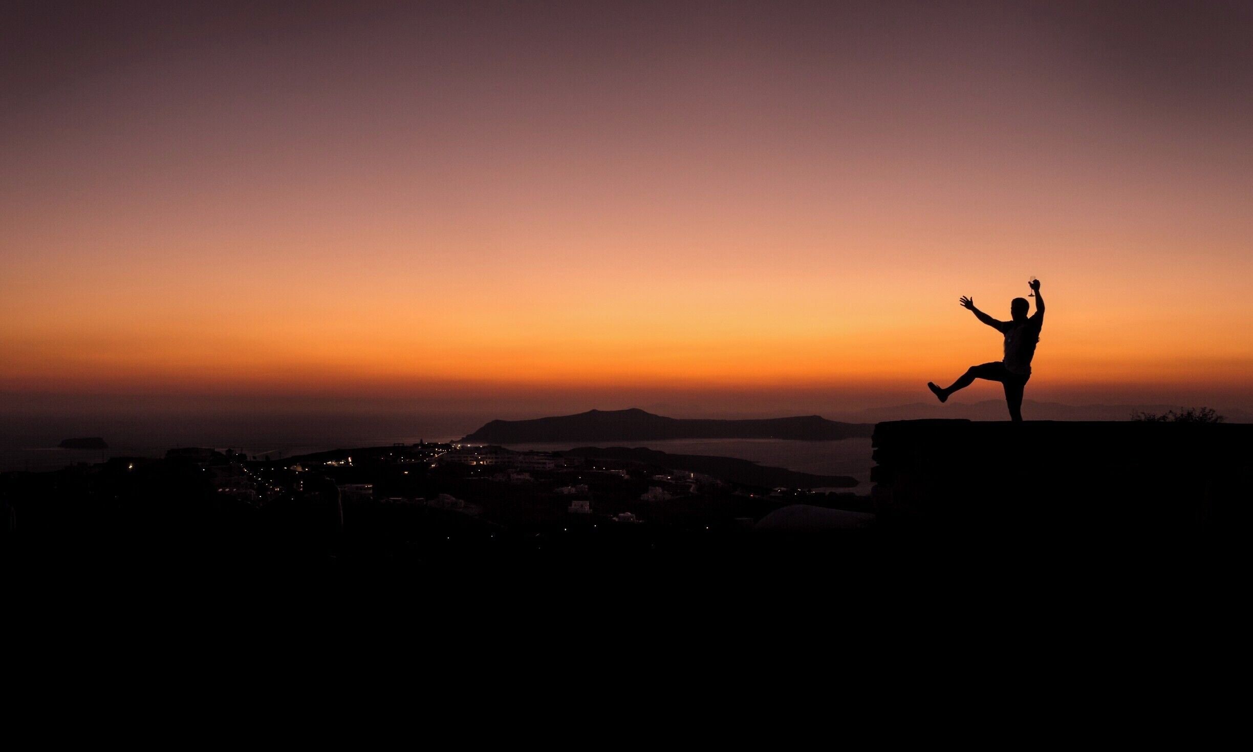 Pyrgos Kalisti, Santorini view