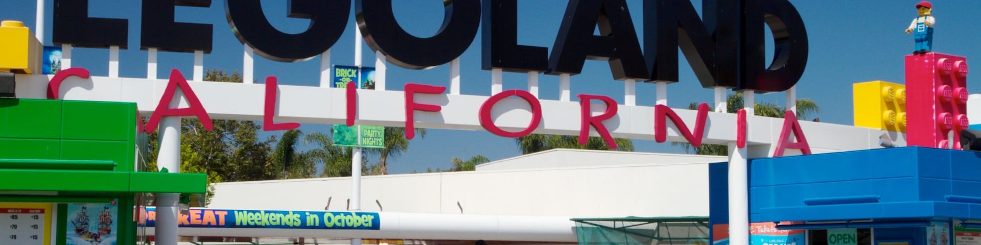 Legoland California caracterizando sinalização e passeios
