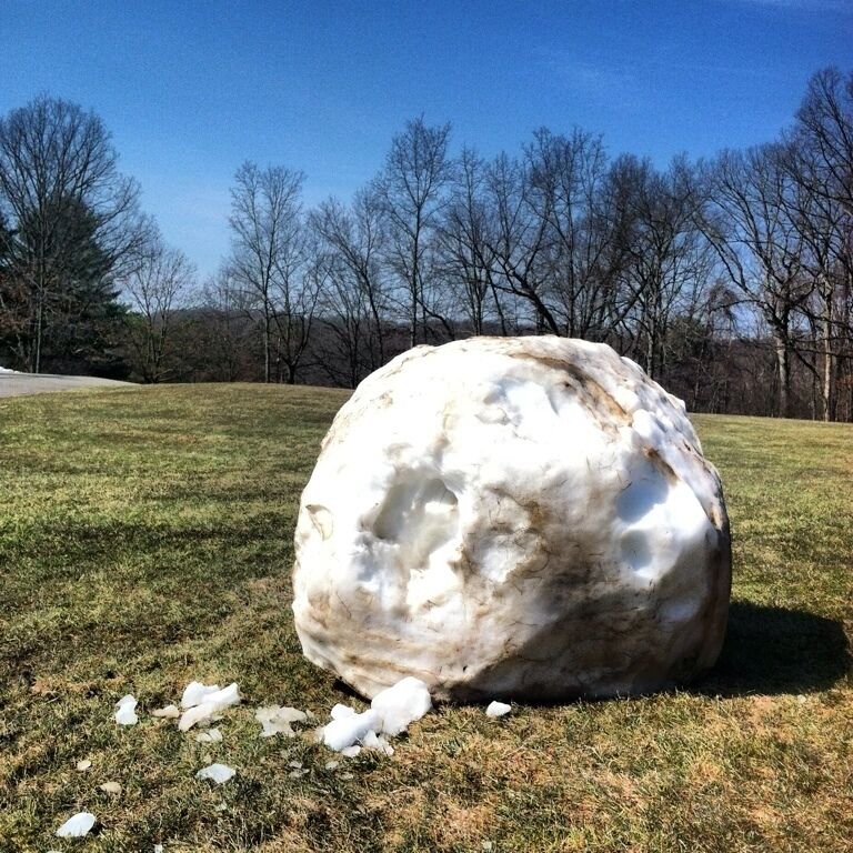 Hole 18 at Deer Lakes Park #discgolf #nature #snow #pennsylvania