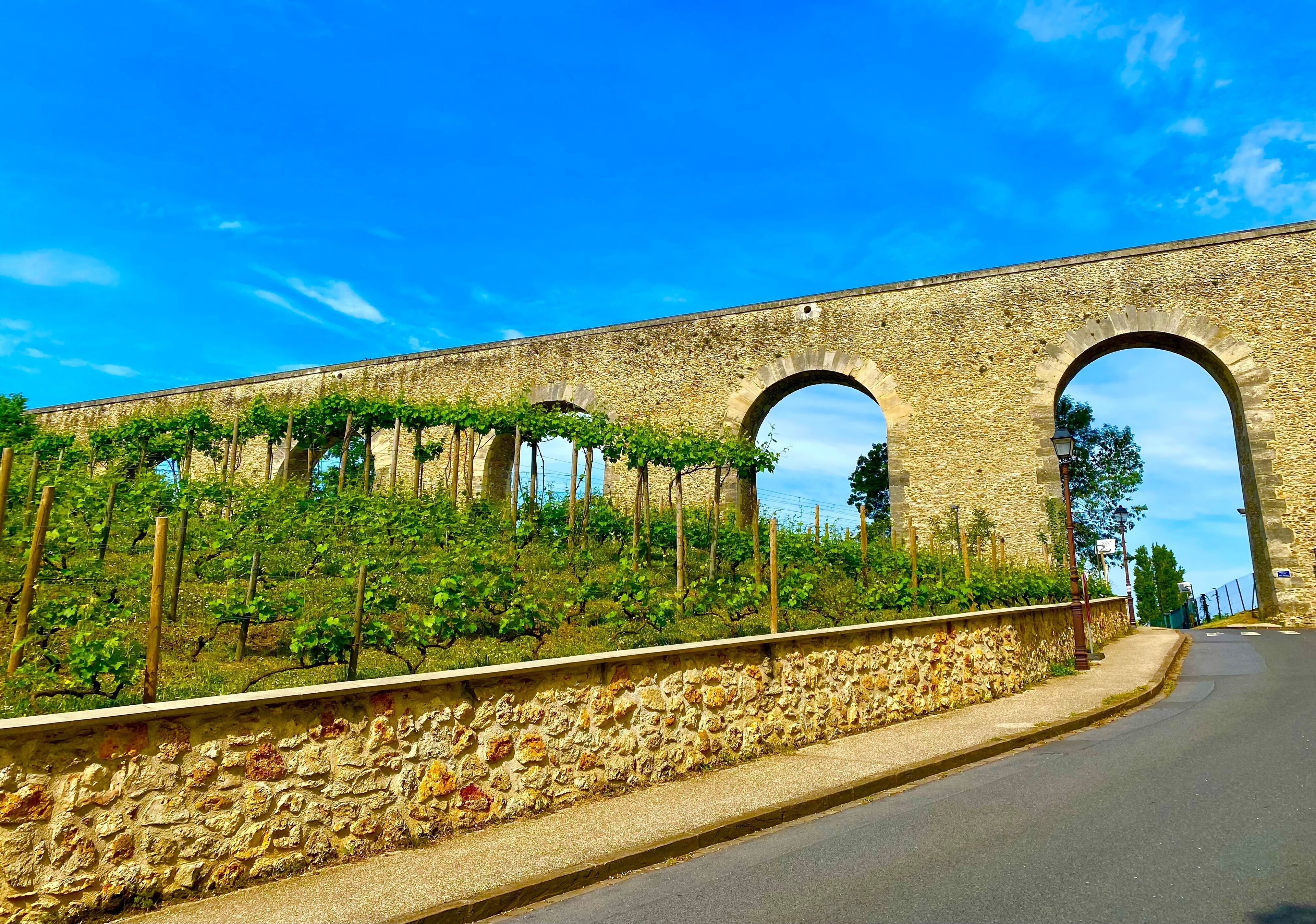 roman aqueduct in Louveciennes near Paris