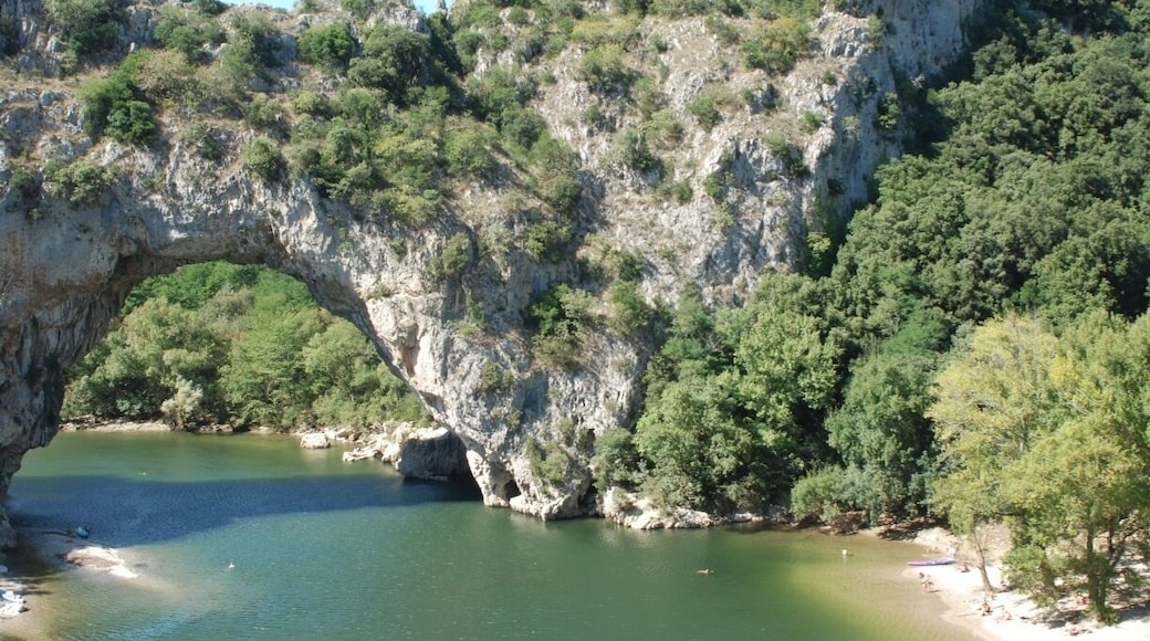 The Pont d’Arc is a stunning natural bridge carved out by the Ardeche River - great for hiring a kayak and working your way down-river through a variety of fairly gentle rapids. And when your arms are in need of a break head for one of the riverside beaches for a picnic…
Read more at
http://www.aboveusonlyskies.com/ardeche-lake-como-european-road-trip/