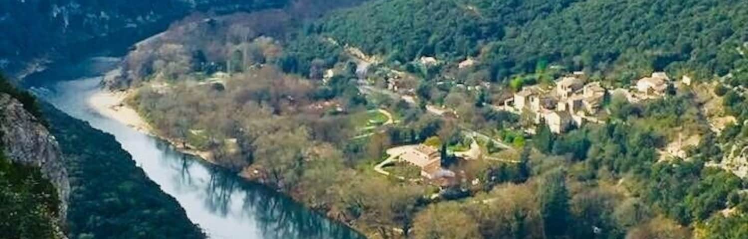 Beautiful gorges in France