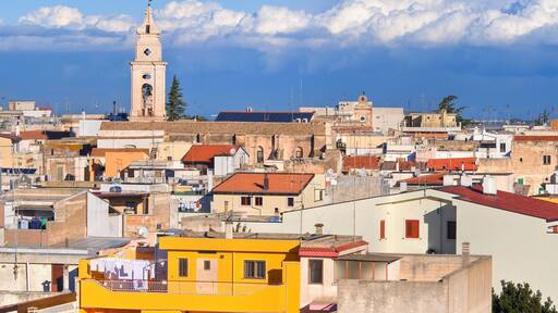 Panoramic view of Turi. Puglia. Italy.