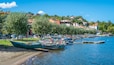 Scenic sight in Marta, on the Bolsena Lake, province of Viterbo, Lazio.