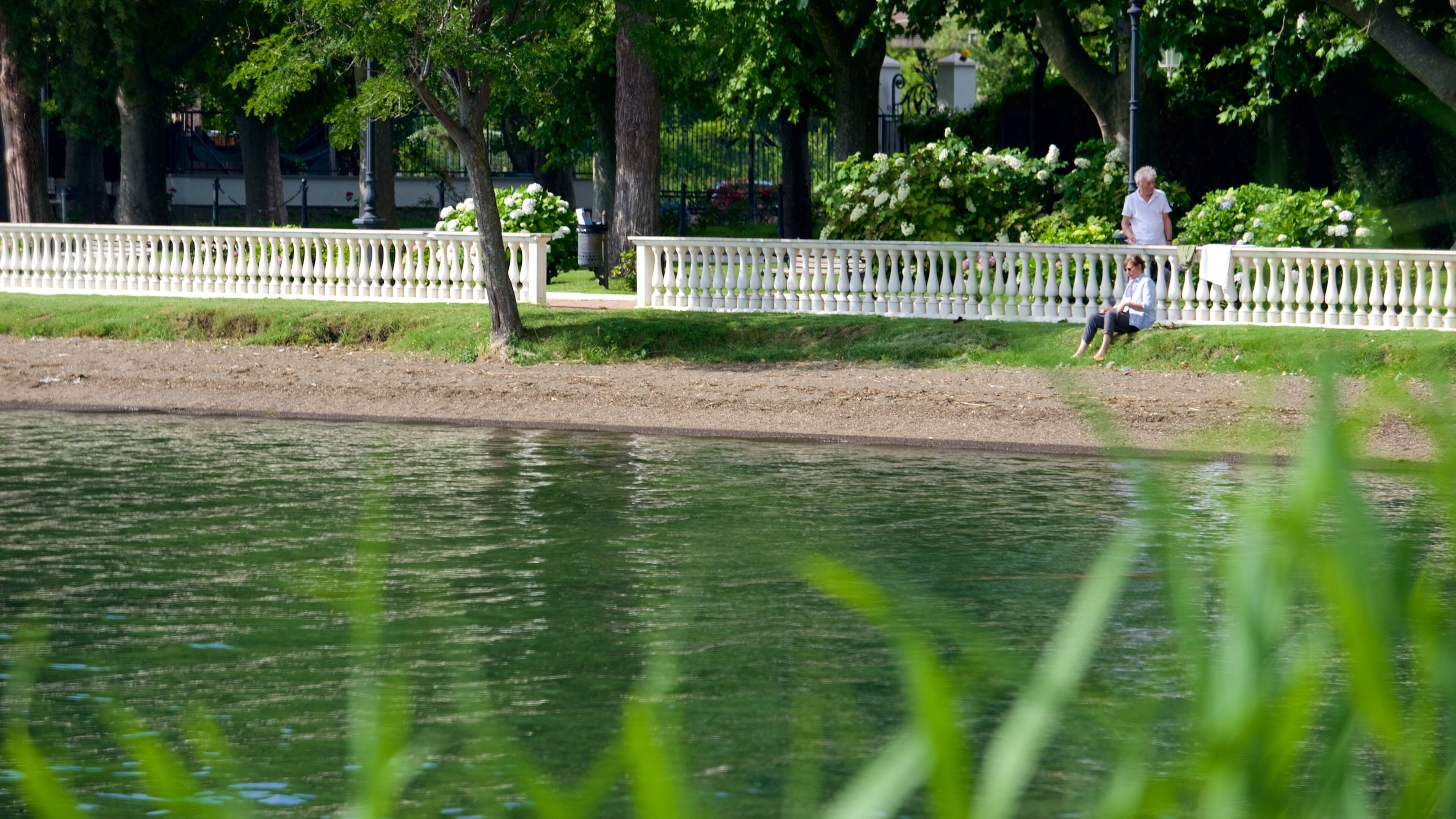 Lake Bolsena featuring a lake or waterhole