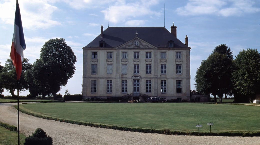 The castle of Montjalin, France, hosting the Museum of the Car