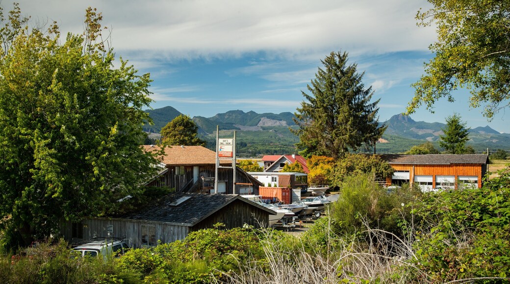 Wheeler showing a small town or village