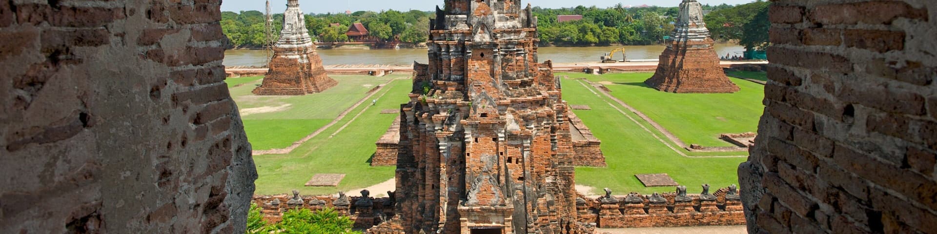 Ayuthaya ofreciendo un templo o lugar de culto y patrimonio de arquitectura