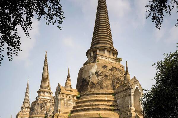 Few centuries back, Burma (Myanmar) destroyed this once flourishing city called Ayutthaya (around 85 km from Bangkok). Although, the temples here were of Hindu God Rama, these temples now have large number of Buddha statues - both inside and outside! #Architecture #Thailand #Heritage