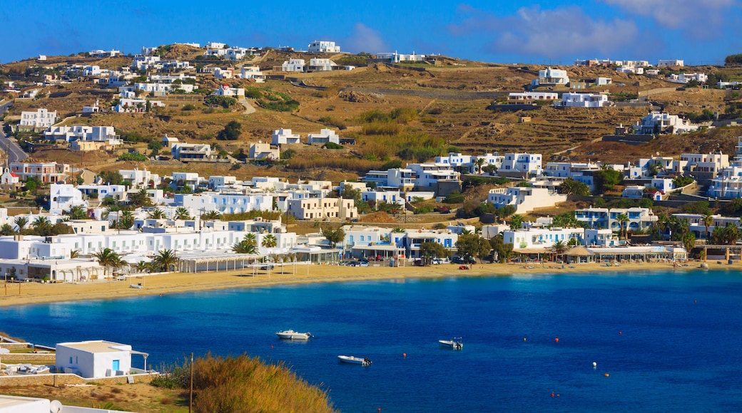 Wide View of Agios Ioannis in Mykonos Island cylades greece