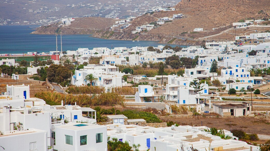Mykonos featuring general coastal views and a coastal town