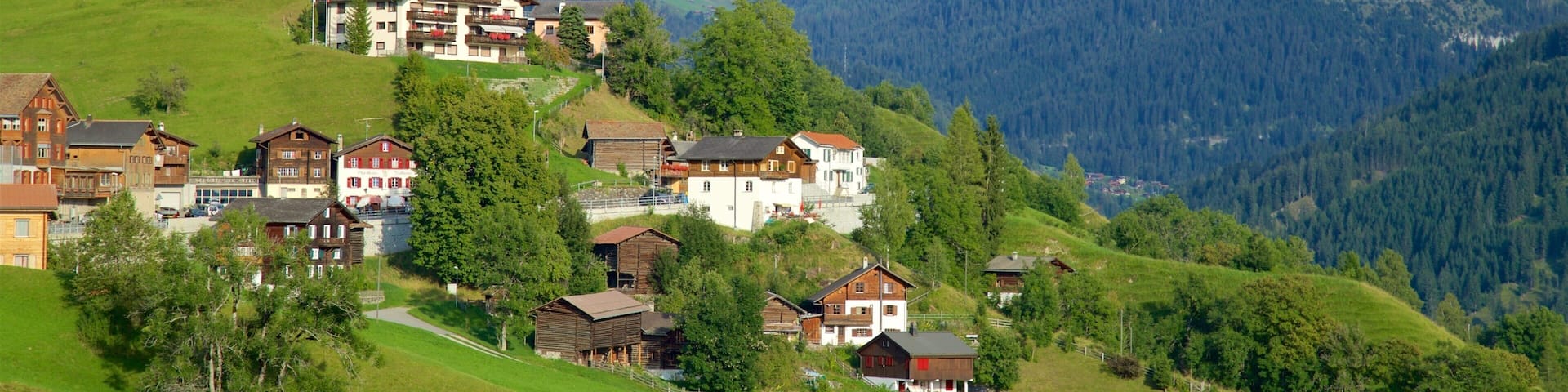 GraubĂŒnden showing mountains, tranquil scenes and landscape views
