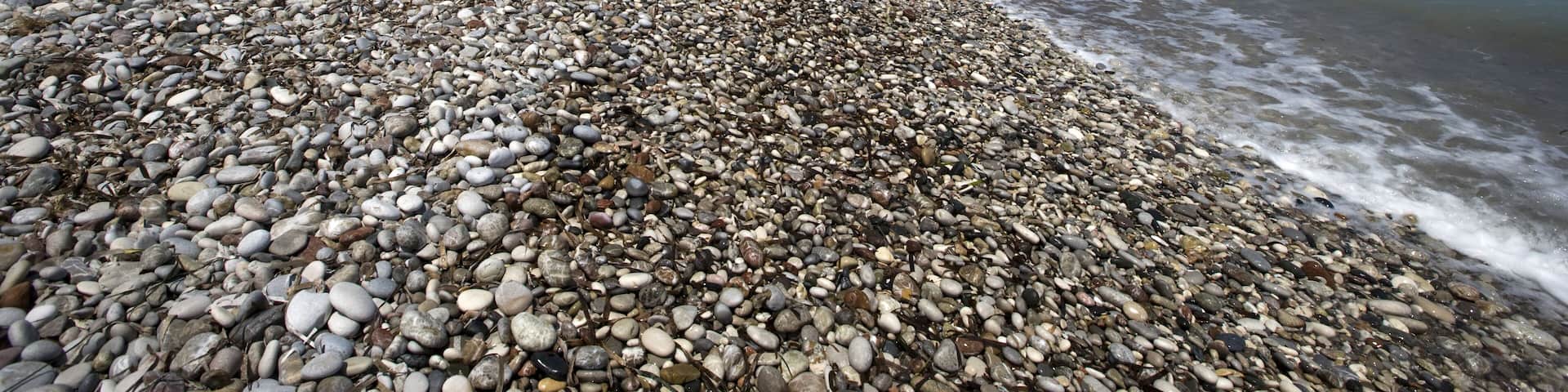 Ialysos beach in the island of Rhodes, Greece