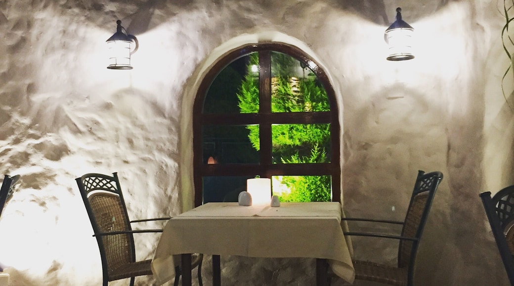 Greek dinner reservations for two.