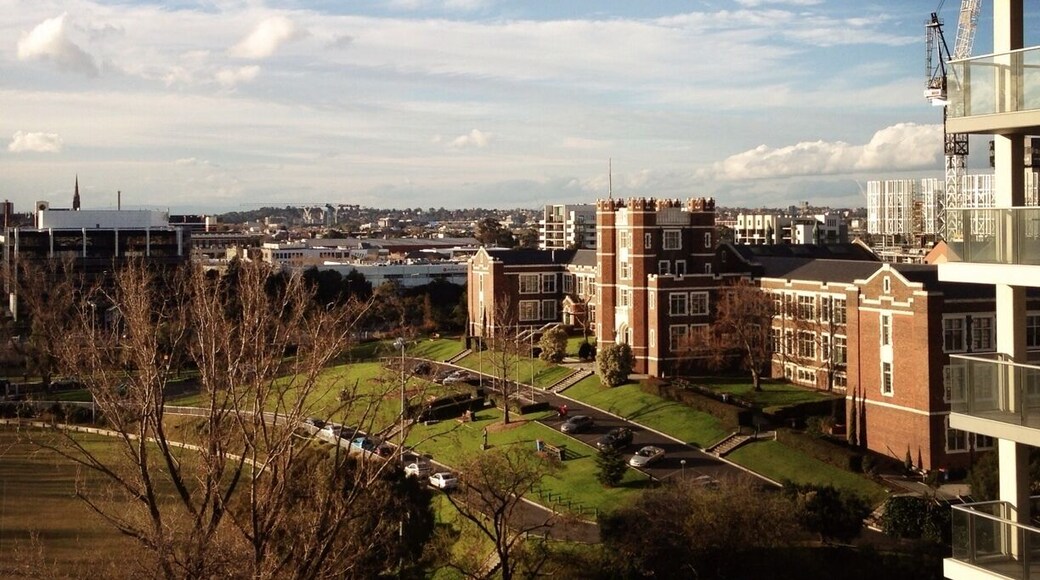 View from the apartment when I first arrived in Melbourne.