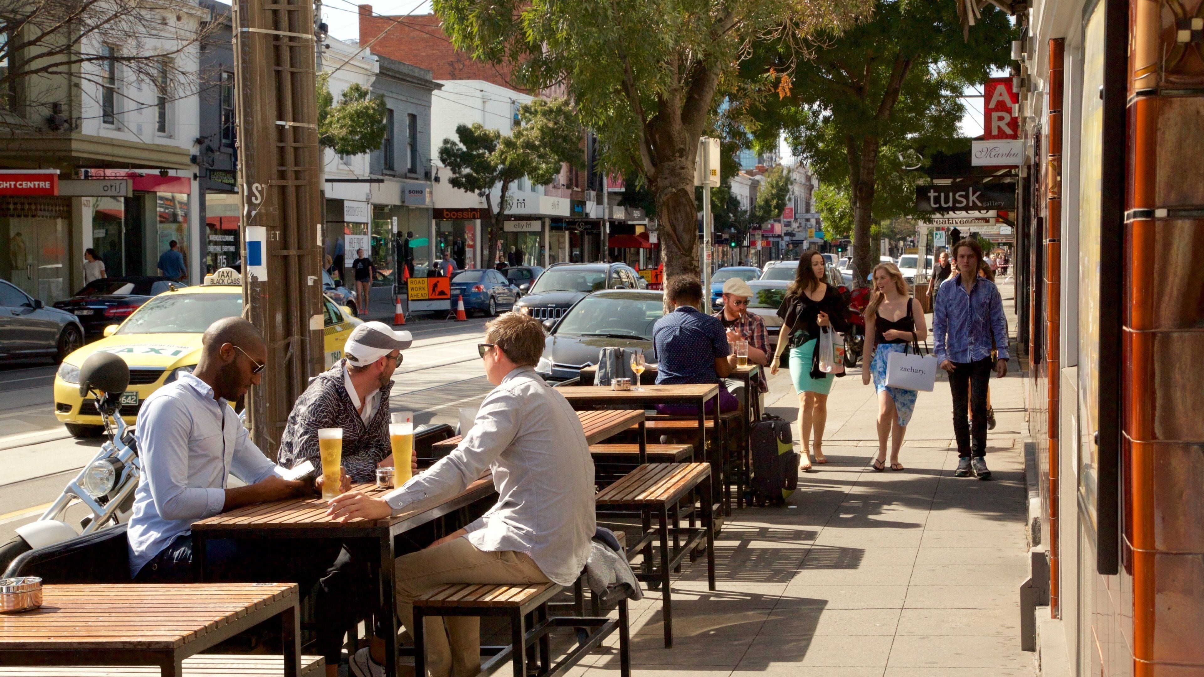 South Yarra as well as a small group of people