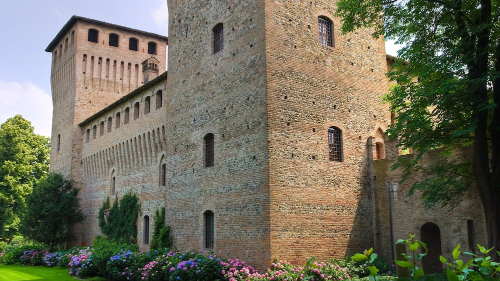 Castle of Castelguelfo. Noceto. Emilia-Romagna. Italy.