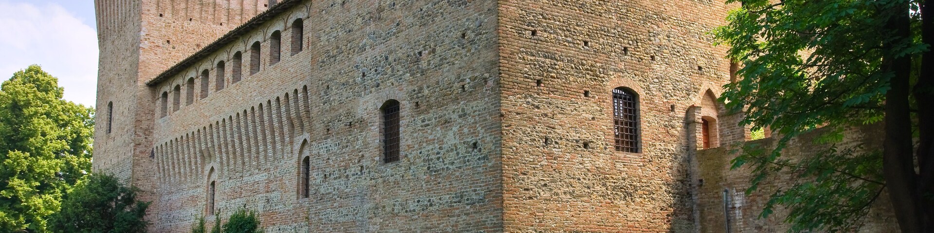 Castle of Castelguelfo. Noceto. Emilia-Romagna. Italy.