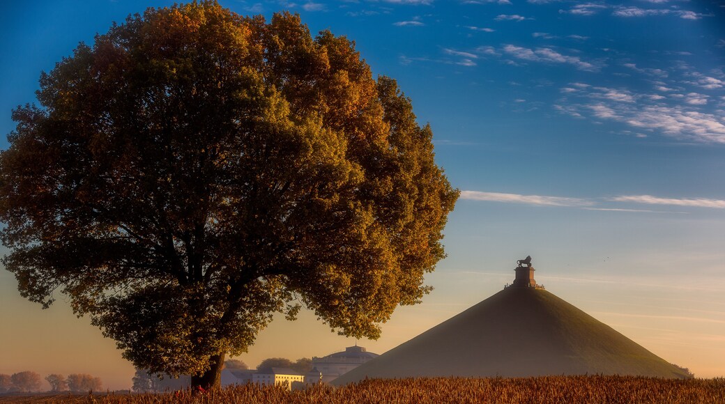 Waterloo Battlefield in autumn