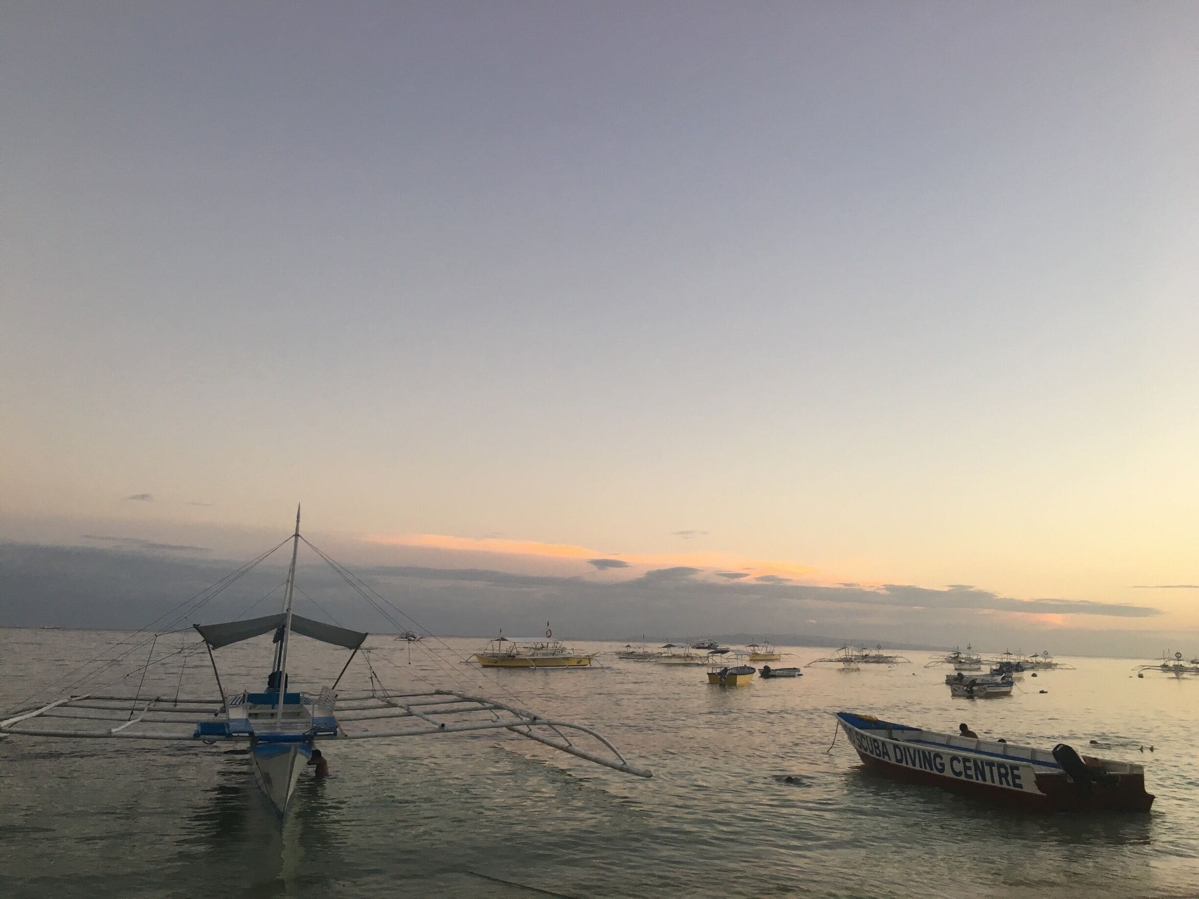 Dusk at Panglao Island.
