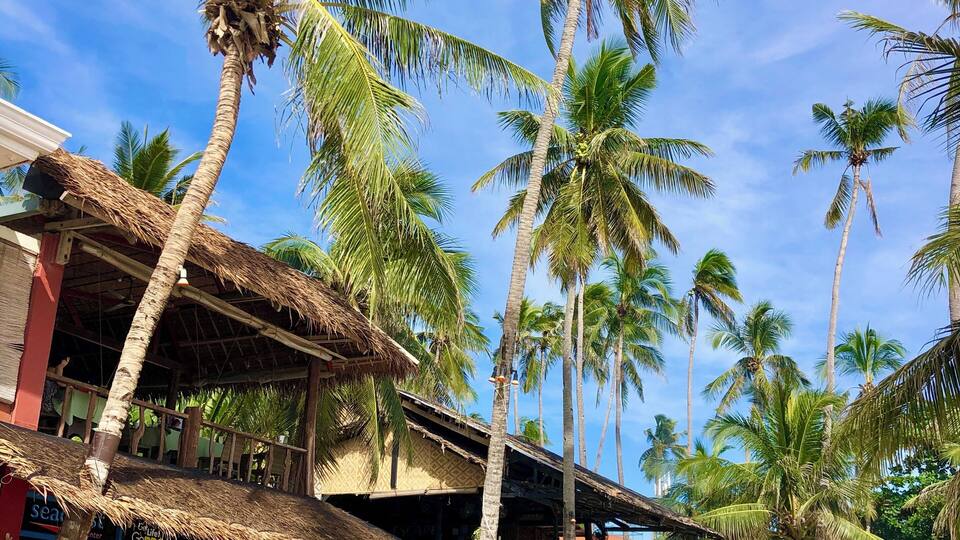 Beautiful day today in Alona beach