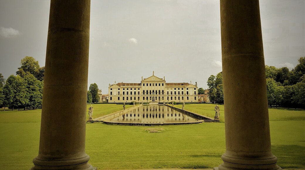 The view from the stables of the Villa Pisani. Kings and emperors, such as the likes of Napoleon, were welcomed in the villas 144 rooms. Now, the palace and grounds are a museum with gardens and a maze to explore. It is also quiet. We nearly had the entire place to ourselves. #History