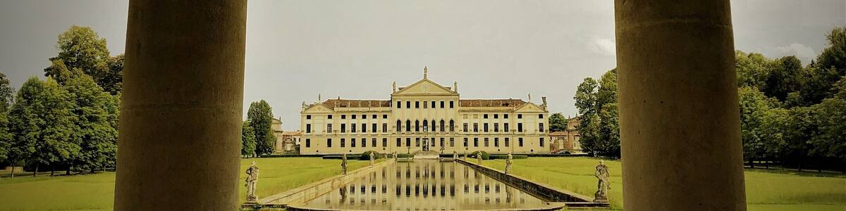 The view from the stables of the Villa Pisani. Kings and emperors, such as the likes of Napoleon, were welcomed in the villas 144 rooms. Now, the palace and grounds are a museum with gardens and a maze to explore. It is also quiet. We nearly had the entire place to ourselves. #History