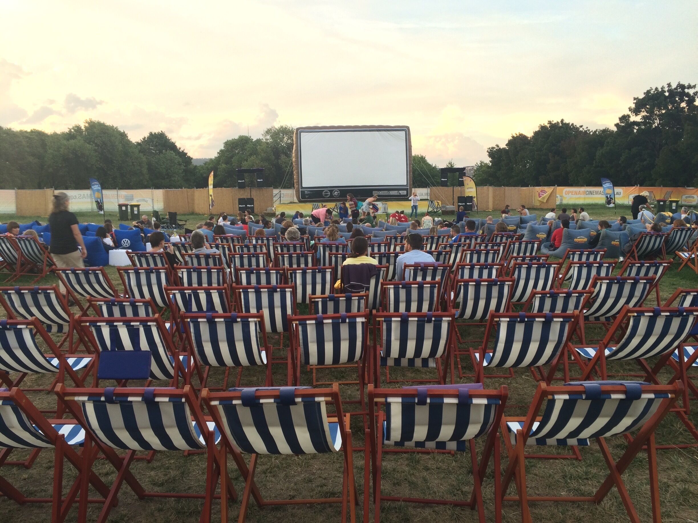 At The Ben & Jerry's Open Air Cinema... 