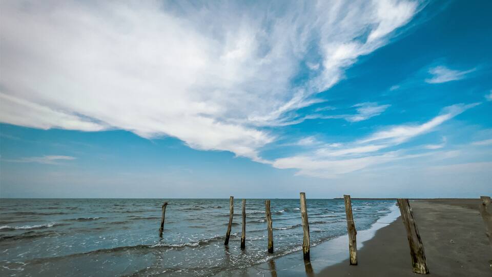 A las orillas de Anton Lizardo, Veracruz.
