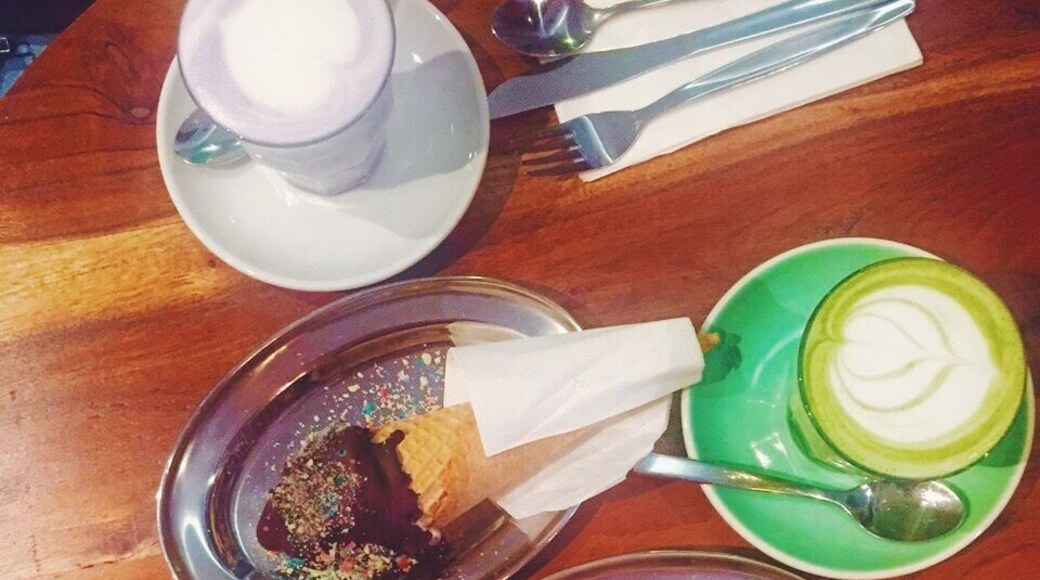 $13 for desserts $7 for gelato $4.50 for taro and green tea