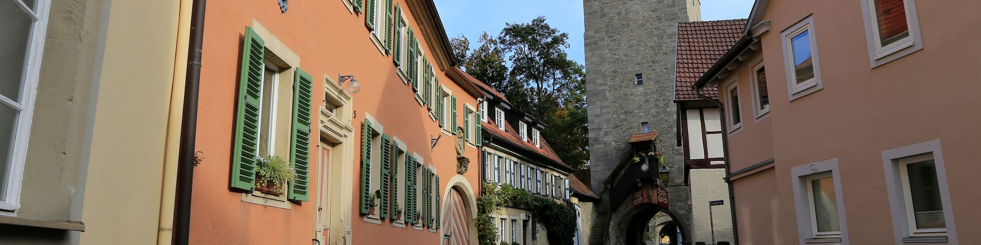 Stadttor der Stadtmauer in Münnerstadt, Bayern, Deutschland, Europa.
City gate of the city wall in Muennerstadt, Bavaria, Germany, Europe.