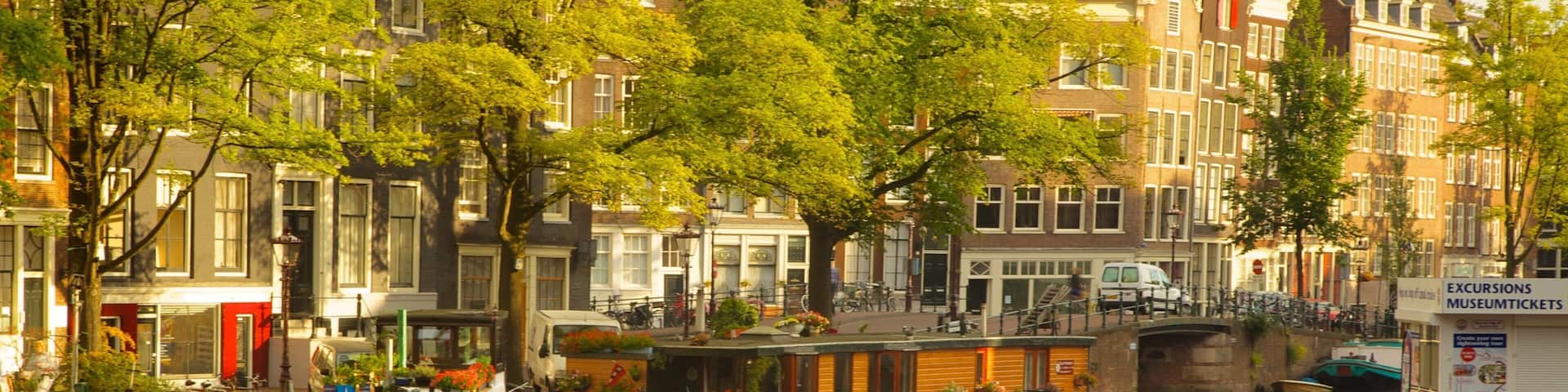 Amsterdam featuring a river or creek, boating and a city
