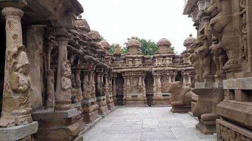 kanchi Kailasanathar temple -the remains of dravidian architecture