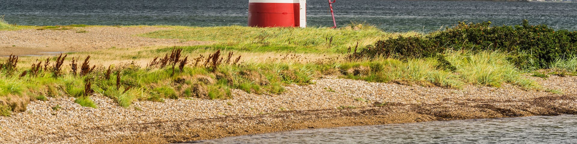 Grisetå Odde Leuchtturm, Oddesund, Struer, Ringkjobing, Dänemark.