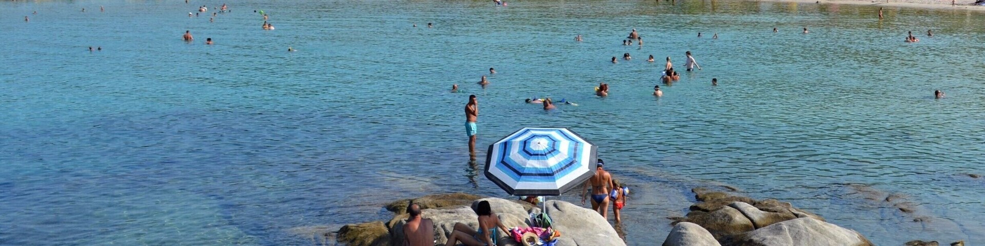 Sithonia has mountainous terrain and beautiful beaches.