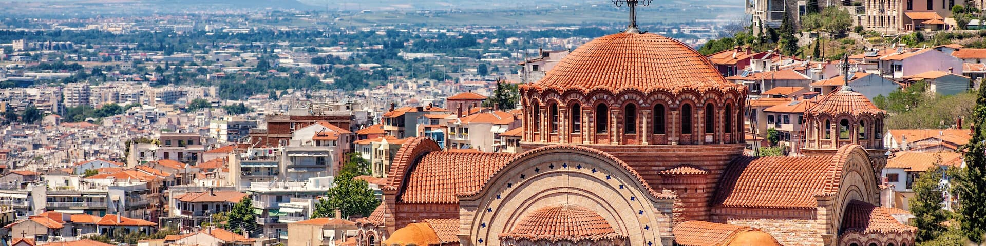 Saint Paul Church, Panoramic View, Thessaloniki city, Greece