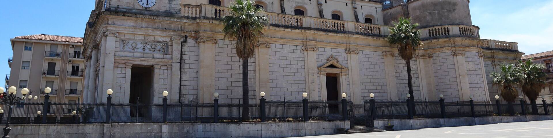 Giarre, Sicily (Italy): Mother Church of S. Isidoro Agricola, catholic church