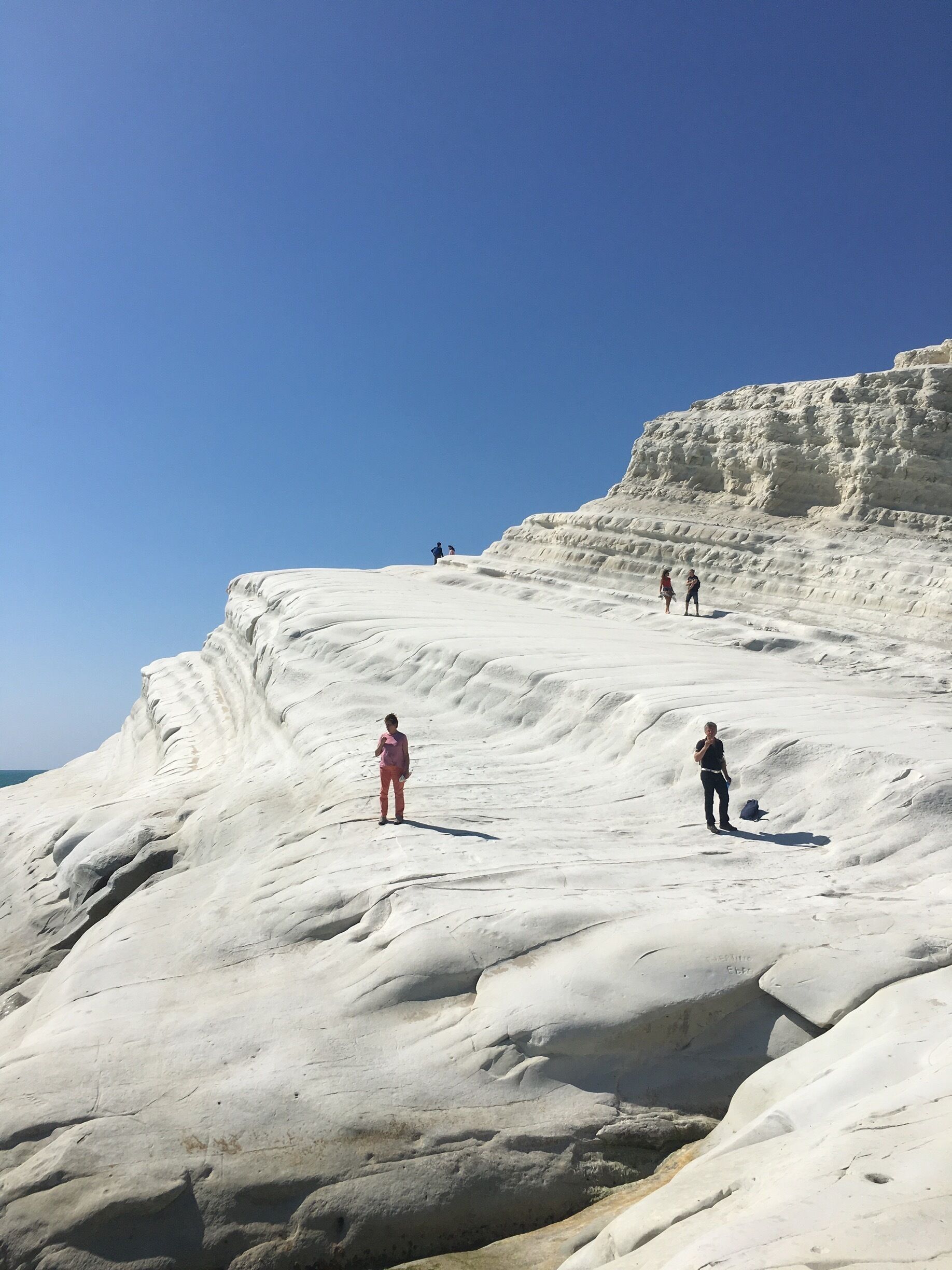 Stairs of the Turks a coastal rock formation in southern Sicily and recently given protected status