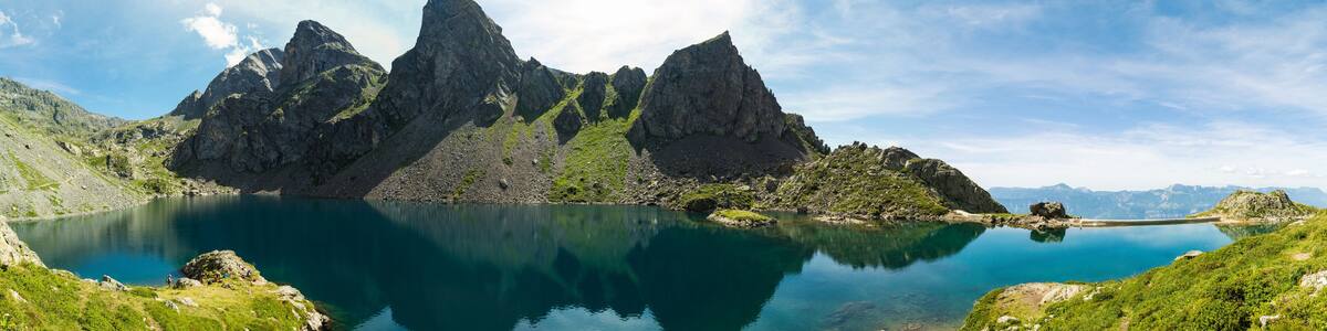 Lac du Crozet, l'atoll de Belledonne
