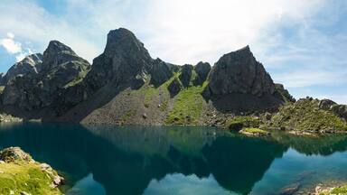 Lac du Crozet, l'atoll de Belledonne