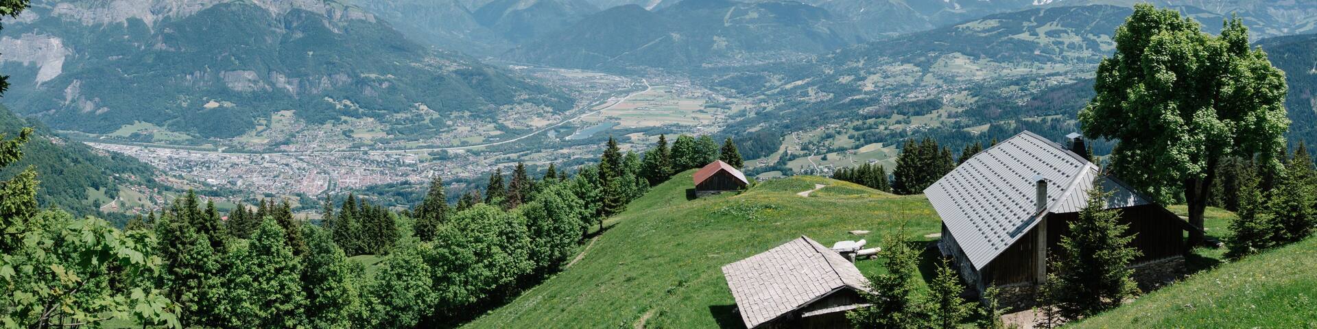 Cordon - Vue sur la vallée du Mont Blanc 1