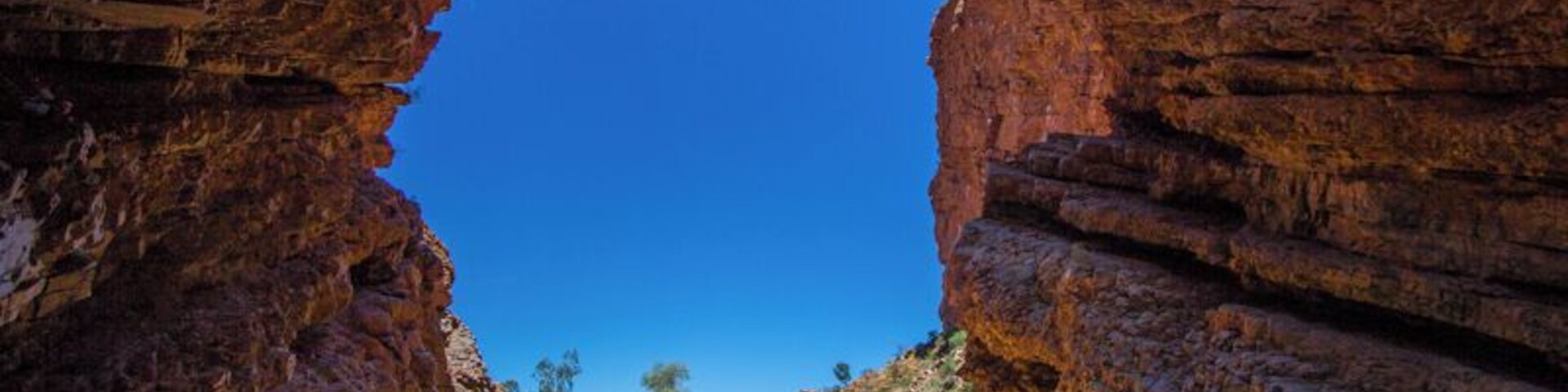 Simpsons Gap is one of the most prominent gaps in the West MacDonnell Ranges just 18 kilometres from Alice Springs in the Red Centre of Australia.
Featuring towering cliffs, a permanent waterhole, and opportunities to spot the rare black-footed rock wallabies in the late morning.