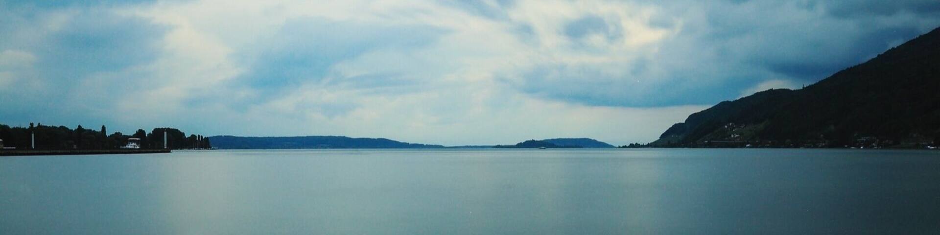 A very beautiful place for a walk beside the lake.