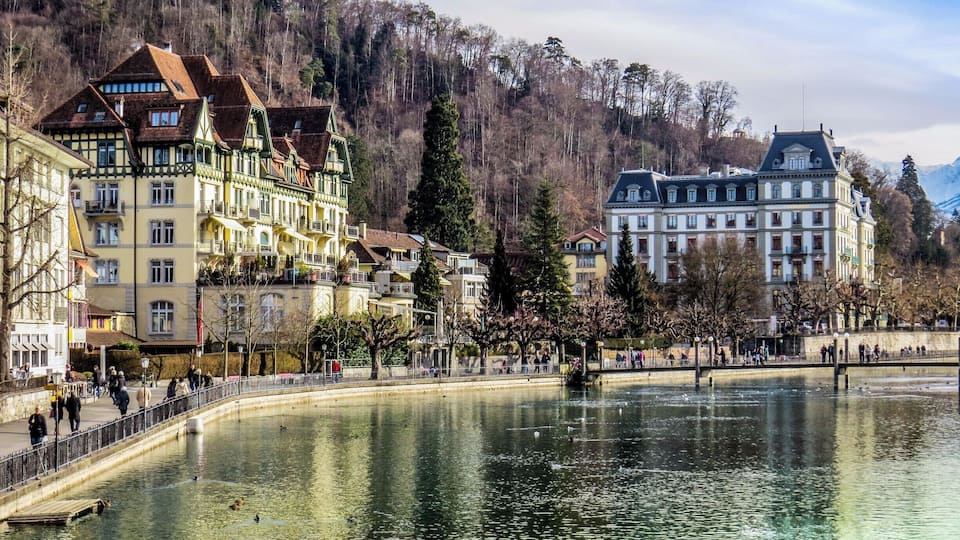 Beautiful Interlaken, Switzerland.