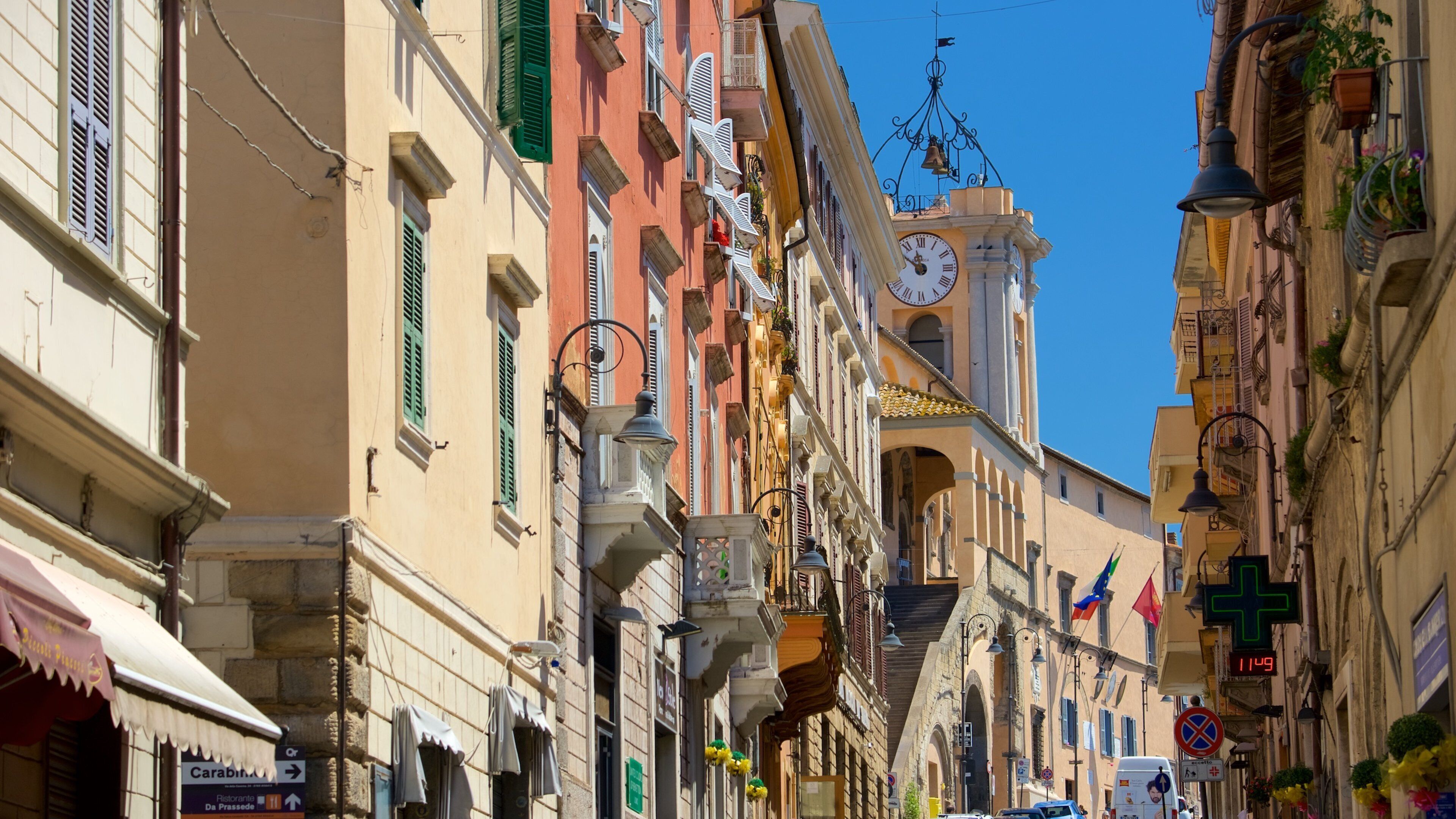 Tarquinia featuring a city and heritage architecture