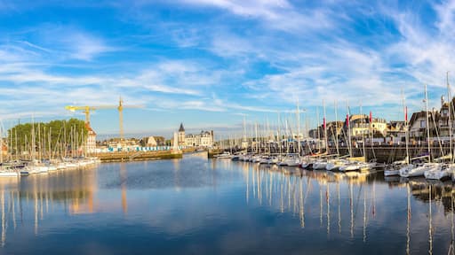 Trouville and Touques river