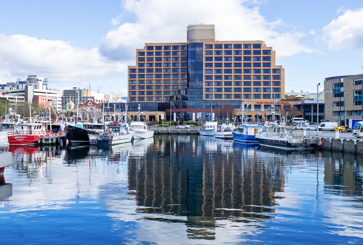 Wandering down by the old harbour in Hobart Tasmania.