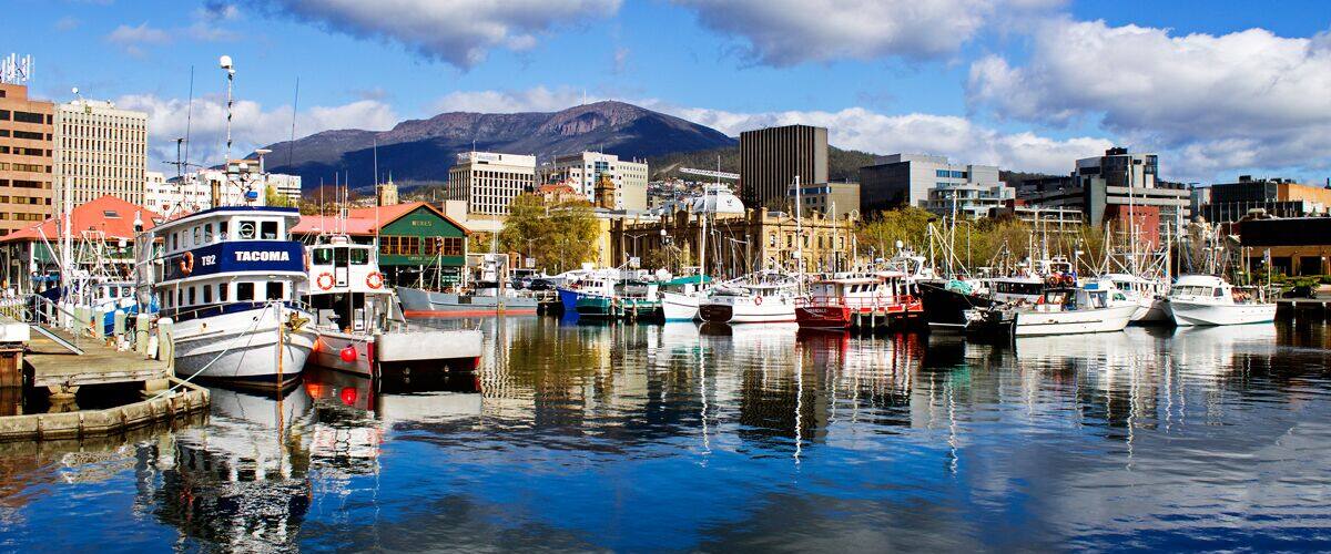 Wandering down by the old harbour in Hobart Tasmania.