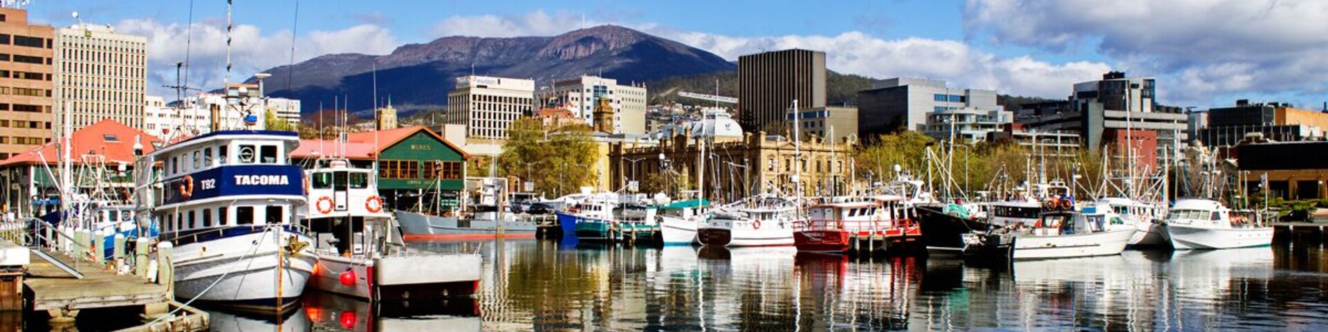Wandering down by the old harbour in Hobart Tasmania.