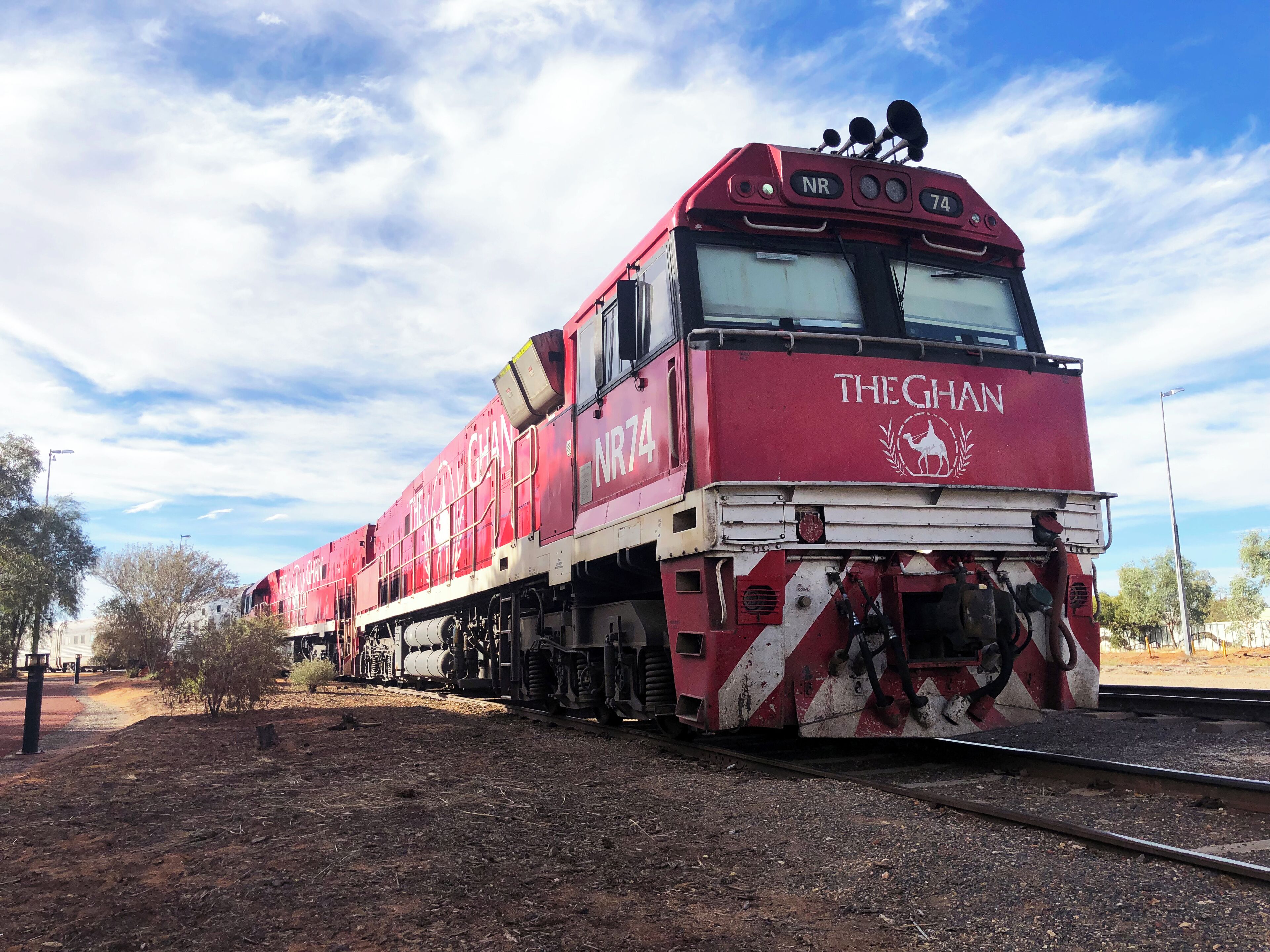 The Ghan makes a 3,000km journey from Darwin to Adelaide, with the mighty wheels kicking up the red dirt of the Australian Outback as it travels straight down the middle of the country.  

It's a once in a lifetime journey, but it pays to be prepared. My tip for any visit to the Outback is to invest in a fly net for your head and shoes you don't mind coming home covered in red dust! #LifeatExpedia